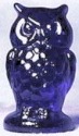 Mosser Glass 137Cobalt Owl 137 Cobalt