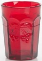 Special Sale SALE141TRed Mosser Glass 141TRed Cherry Thumbprint Set 141 Tumbler Red