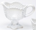 Mosser Glass 152CCrystalOpal Shell Set 152 Creamer Crystal Opal