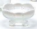 Mosser Glass 152SDCrystalOpal Shell Set 152 Berry Dish Crystal Opal