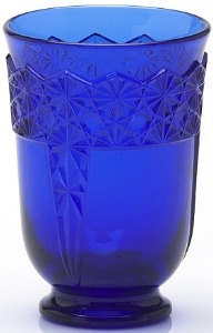 Mosser Glass 171TColonialBlue Queen Set 171 Tumbler Colonial Blue