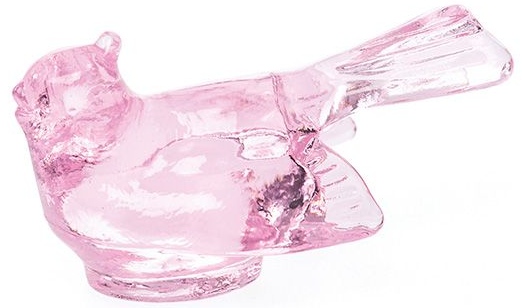 Mosser Glass 173PassonPink Bird 173 Passion Pink