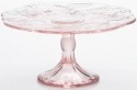 Mosser Glass 17911CPRose Inverted Thistle Set 179 Cake Plate Small Cake Stand Rose