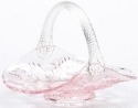 Mosser Glass 179BKTRose Inverted Thistle Set 179 Basket Rose