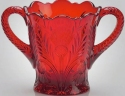 Mosser Glass 179SRed Inverted Thistle Set 179 Sugar Red