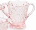 Mosser Glass 179SRose Inverted Thistle Set 179 Sugar Rose