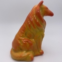 Mosser Glass 193Pumpkin Dog Collie 193 Pumpkin