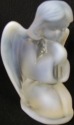 Mosser Glass 211CrystalOpalStn Praying Angel 211 Crystal Opal Satin