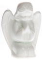 Mosser Glass 211Milk Praying Angel 211 Milk