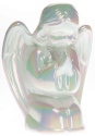 Mosser Glass 211MilkIri Praying Angel 211 Milk Carnival