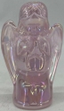 Mosser Glass 211PinkOpalCarn Praying Angel 211 Pink Opal Carnival