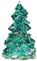 Mosser Glass 212TealCarn Christmas Tree Medium 212 Teal Carnival