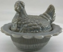 Mosser Glass 230Marble Hen on Nest 3 Inch Salt 230 Marble