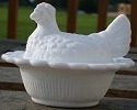 Animals - Hen on Nest 3 Inch Salt - 230