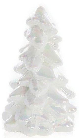Mosser Glass 232MilkCarn Christmas Tree Small 232 Milk Carnival