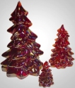 Mosser Glass 232RedCarn Christmas Tree Small 232 Red Carnival