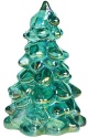 Mosser Glass 232TealCarn Christmas Tree Small 232 Teal Carnival