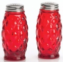 Mosser Glass 234SPRed Elizabeth Series 234 Salt and Pepper Red