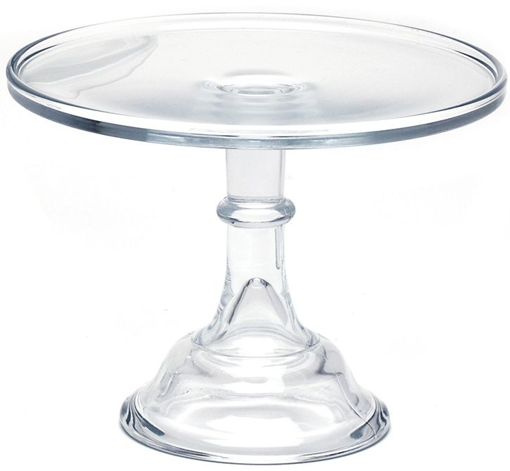 Mosser Glass 24010CCrystal Plain and Simple 240 10 Cake Stand Cake Plate Crystal