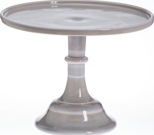 Mosser Glass 24010CMarble Plain and Simple 240 10 Cake Stand Cake Plate Marble