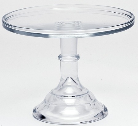 Mosser Glass 2409CCrystal Plain and Simple 240 9 Cake Stand Cake Plate Crystal