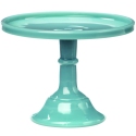 Mosser Glass 24010CGeorgiaBlue Plain and Simple 240 10 Cake Stand Cake Plate Georgia Blue