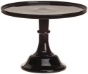 Mosser Glass 24012CBlackRaspberry Plain and Simple 240 12 Cake Stand Cake Plate Black Raspberry