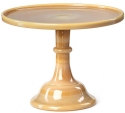 Mosser Glass 24012CCaramel Plain and Simple 240 12 Cake Stand Cake Plate Caramel