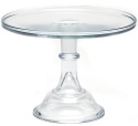 Mosser Glass 24012CCrystal Plain and Simple 240 12 Cake Stand Cake Plate Crystal