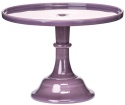 Mosser Glass 24012CEggplant Plain and Simple 240 12 Cake Stand Cake Plate Eggplant