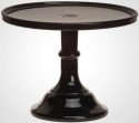 Mosser Glass 2406CBlack Plain and Simple 240 6 Cake Stand Cake Plate Black