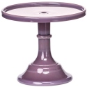 Mosser Glass 2406CEggplant Plain and Simple 240 6 Cake Stand Cake Plate Eggplant