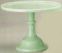 Mosser Glass 2406CJadeite Plain and Simple 240 6 Cake Stand Cake Plate Jadeite