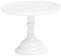 Mosser Glass 2406CMilk Plain and Simple 240 6 Cake Stand Cake Plate Milk