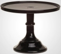 Mosser Glass 2409CBlack Plain and Simple 240 9 Cake Stand Cake Plate Black