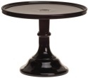 Mosser Glass 2409CBlackRaspberry Plain and Simple 240 9 Cake Stand Cake Plate Black Raspberry