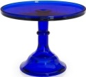 Mosser Glass 2409CCobalt Plain and Simple 240 9 Cake Stand Cake Plate Cobalt Blue