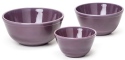 Mosser Glass 245Eggplant Mixing Bowl Set 245 Eggplant