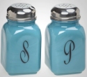 Mosser Glass 247GeorgiaBlue Salt and Pepper Set 247 Georgia Blue