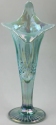 Mosser Glass 301JPVAquaOpalCarn Diamond Classic Set 301 Vase Jack in the Pulpit Aqua Opal Carnival