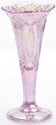 Mosser Glass 301JPVPassionPinkCarn Diamond Classic Set 301 Vase Jack in the Pulpit Passion Pink Carnival