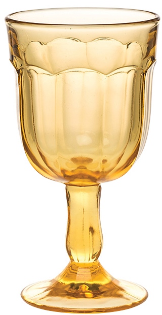 Mosser Glass 302GHoneyAmber Arlington Set 302 Goblet Honey Amber