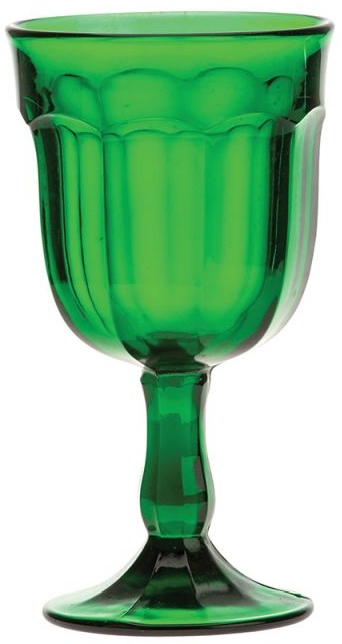 Mosser Glass 302GHunterGreen Arlington Set 302 Goblet Hunter Green
