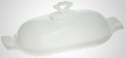 Mosser Glass 335BMilk Anna Set 335 Stick Butter Dish Milk