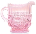 Mosser Glass 409CPinkOpal Eye Winker Set 409 Creamer Pink Opal