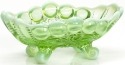 Mosser Glass 409JGreenOpal Eye Winker Set 409 Jam Dish Green Opal