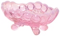 Mosser Glass 409JPinkOpal Eye Winker Set 409 Jam Dish Pink Opal