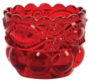 Mosser Glass 409SDRed Eye Winker Set 409 Salt Dip Red