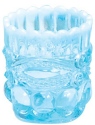 Mosser Glass 409TPRPAquaOpal Eye Winker Set 409 Toothpick Holder Aqua Opal