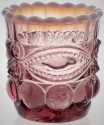 Mosser Glass 409TPRPPlumOpal Eye Winker Set 409 Toothpick Holder Plum Opal